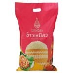 Royal umbrella sticky rice 5kg. ข้าวเหนียวตราฉัตร 5 กก.